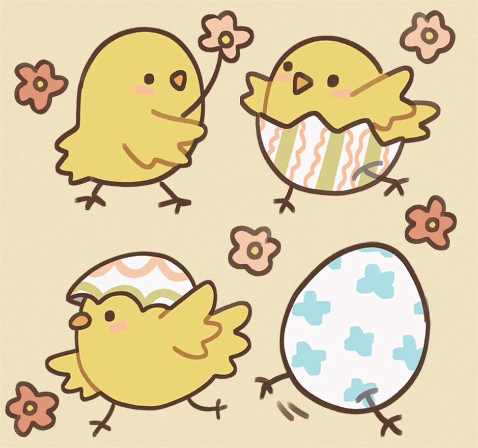 Mini Kunstclub: Kuikentje uit een paaseitje